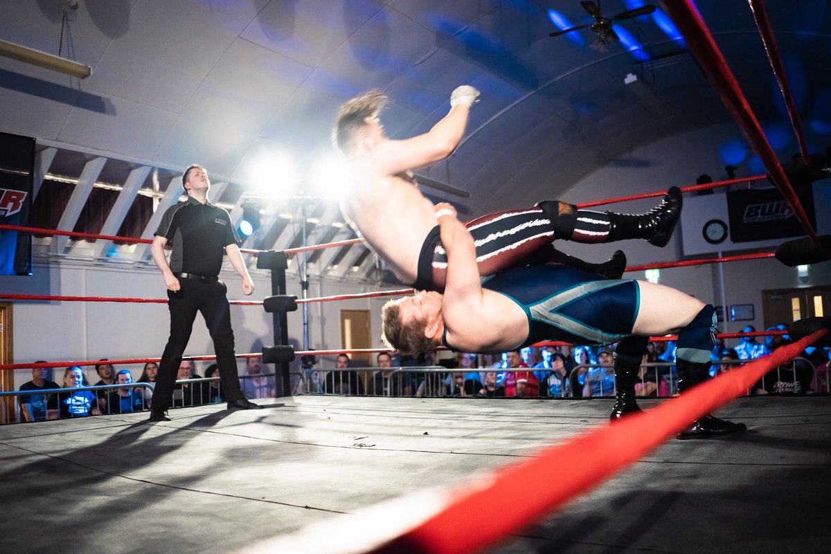 BritWresRev's tweet image. .@ItsHardManDan answered the @LetsBeAce Open Challenge at RIOT RUMBLE, reigniting their rivalry from back in their days at the EVO Academy.

Could ACE use his controversial methods to add a 3rd successful Open Division Title defence to the list, or would HMD take home the gold?