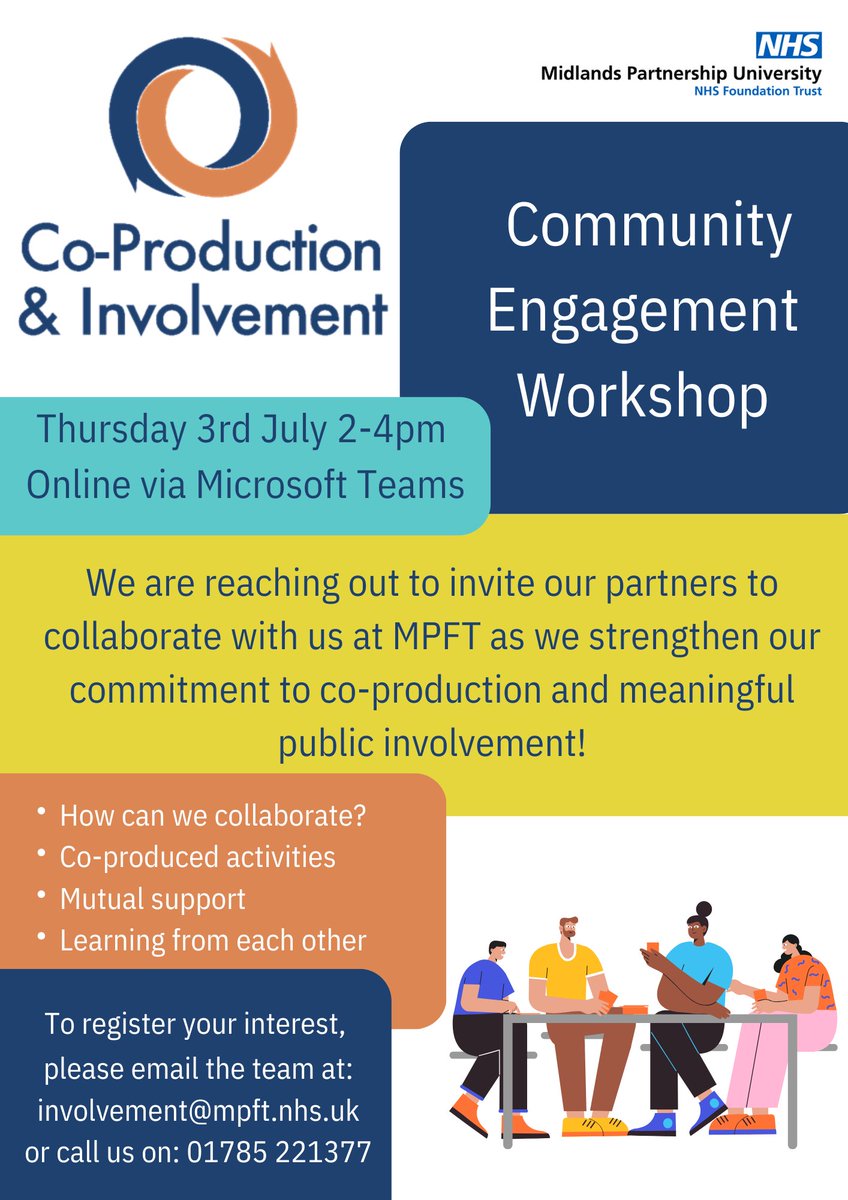 MPFT Involvement Team (@mpftinvolve) on Twitter photo Join us for our Community Engagement Workshop, 03/07/2025 details below! <a href="/HWStaffordshire/">Healthwatch Staffs</a> <a href="/ShropCouncil/">Shropshire Council</a> <a href="/Staffordbc/">Stafford BC</a> <a href="/ShropCommHealth/">Shropshire Community Health</a> <a href="/HealthwatchE/">Healthwatch England</a> <a href="/melanieanneball/">Mel Ball</a> <a href="/PeriodsPower/">Emily Grace</a> <a href="/mpftnhs/">Midlands Partnership University NHS FT</a> Join us for our Community Engagement Workshop, 03/07/2025 details below! <a href="/HWStaffordshire/">Healthwatch Staffs</a> <a href="/ShropCouncil/">Shropshire Council</a> <a href="/Staffordbc/">Stafford BC</a> <a href="/ShropCommHealth/">Shropshire Community Health</a> <a href="/HealthwatchE/">Healthwatch England</a> <a href="/melanieanneball/">Mel Ball</a> <a href="/PeriodsPower/">Emily Grace</a> <a href="/mpftnhs/">Midlands Partnership University NHS FT</a>