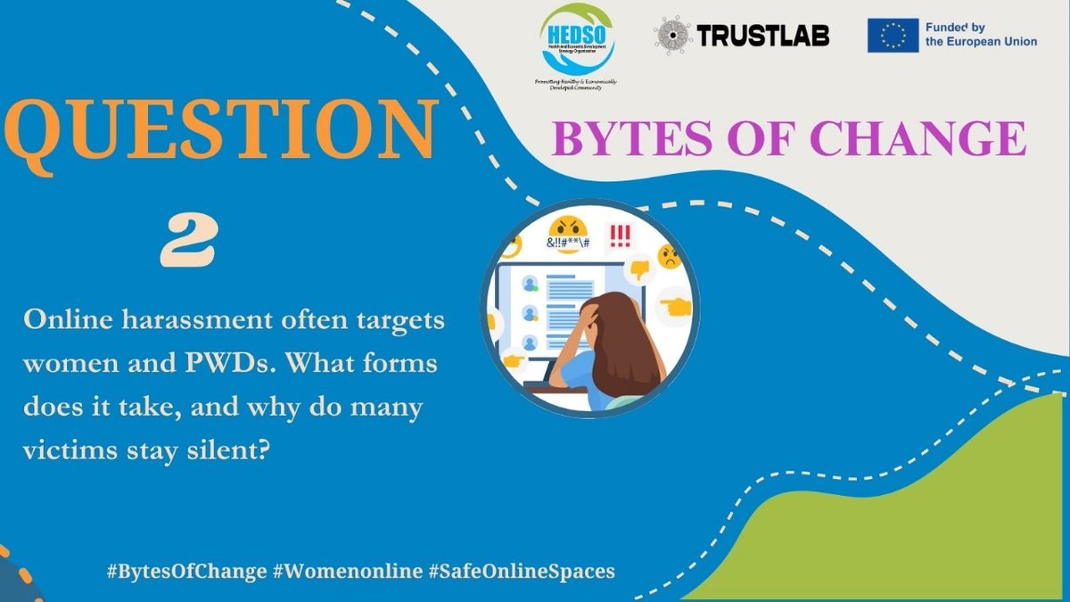 HEDSOorg's tweet photo. That’s a wrap on today’s #BytesOfChange chat
Thank you for lending your voice to the conversation on scams, harassment, and exploitation in our digital spaces.
Let’s us be advocates for safer, more inclusive online communities.
#WomenOnline #SafeOnlineSpaces https://t.co/f6bZ7vgrOv