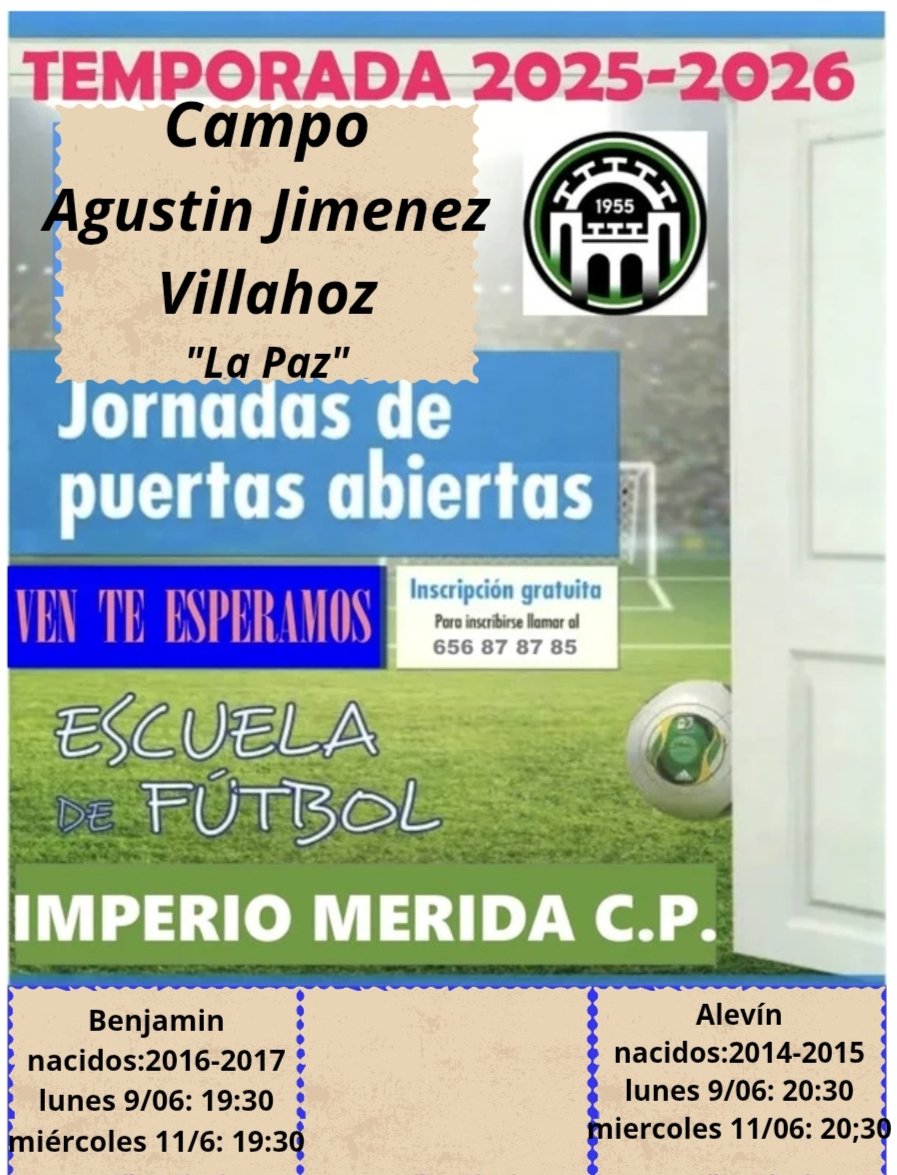 📣📣📣 PUERTAS ABIERTAS 📣📣 
Anímate💪🤍💙💚