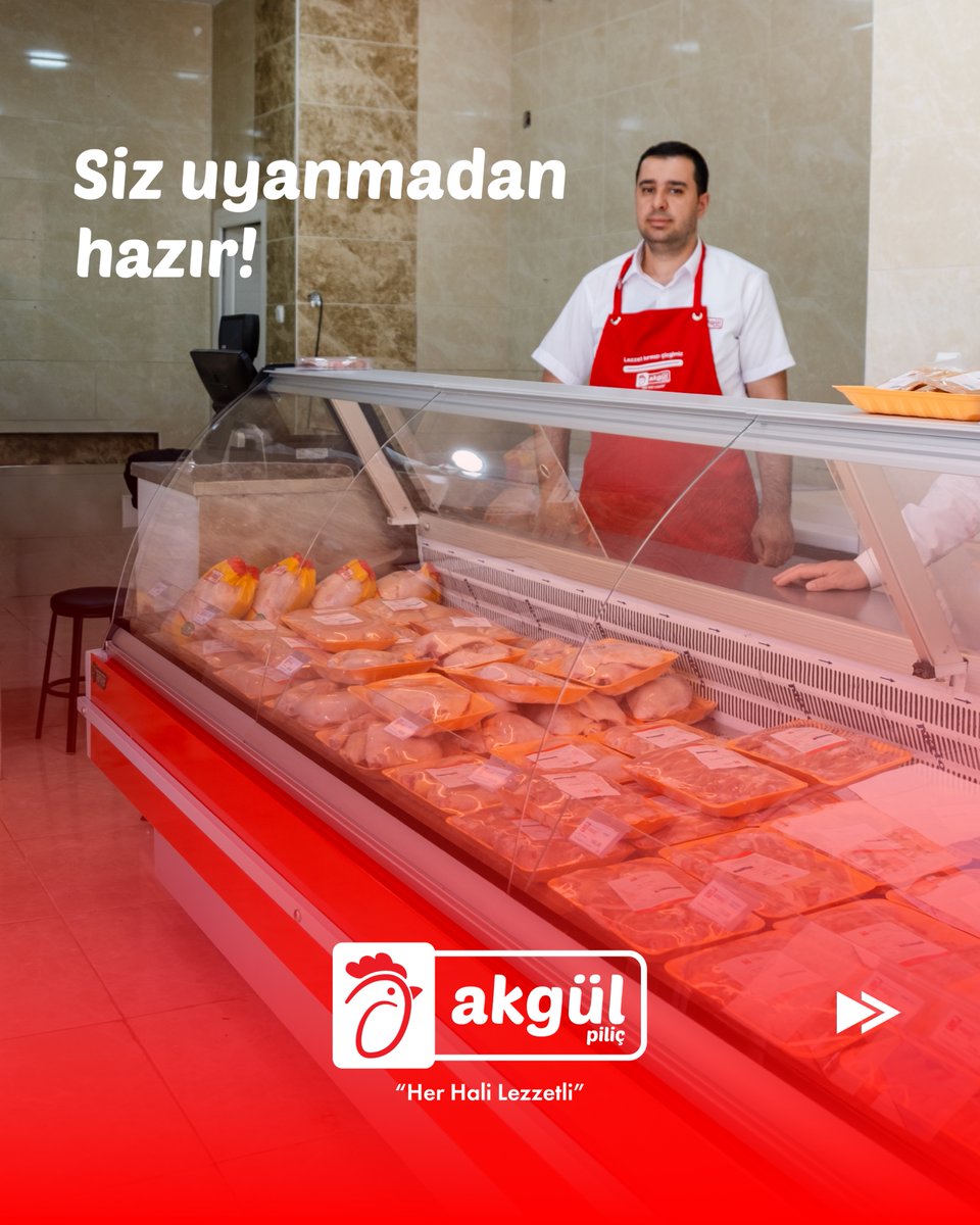 akgulpilicresmi's tweet photo. Siz uyanmadan hazır!
Bu tavuk, sabah 06:30’da kesildi.
Araçlara yüklendi ve 07:30’da yola çıktı.
Son olarak, 8:50'de mağaza raflarında yerini aldı.
Akgül Piliç | Tavuk değil, tazelik satıyoruz...
#AkgülPiliç #tazelik https://t.co/EcZQmrzZm5