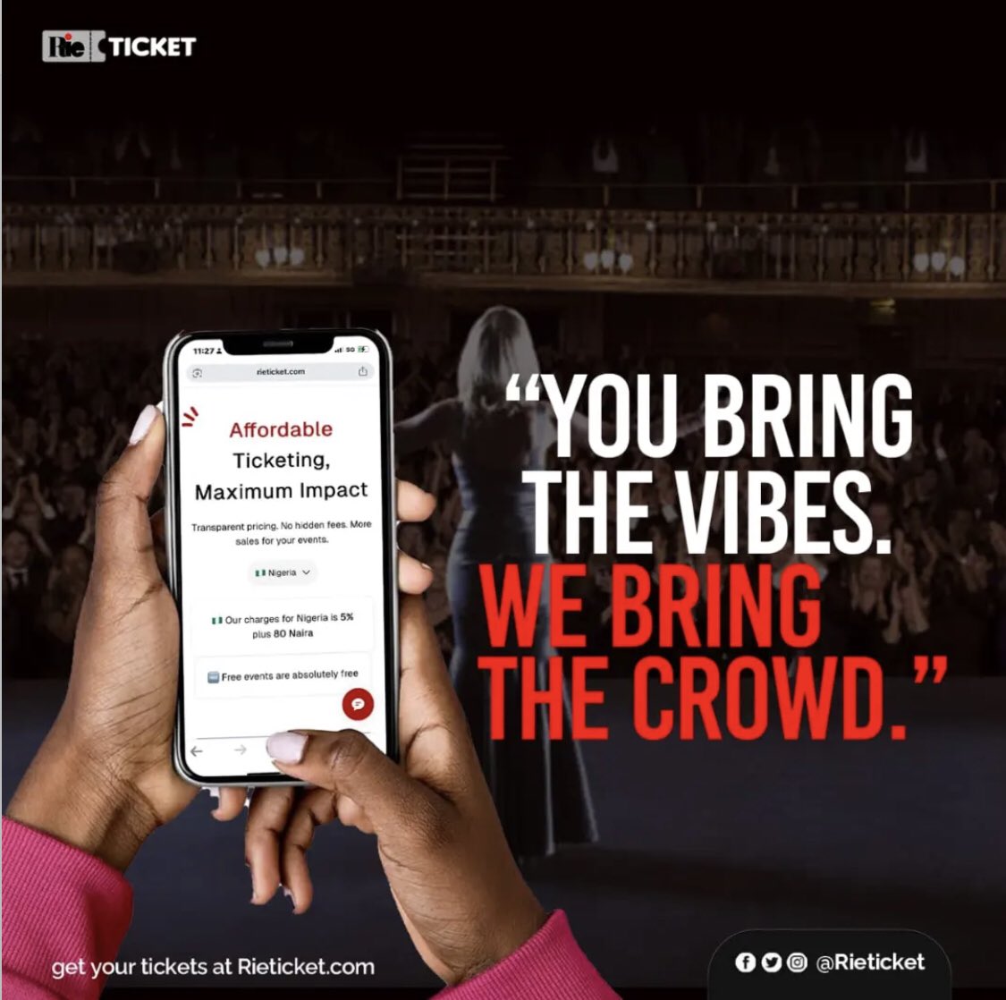 rieticket's tweet photo. When the vibe is so premium, even the crowd needs a special pass. #Rieticket #YourTicketToMore https://t.co/nPhk81Wpyu