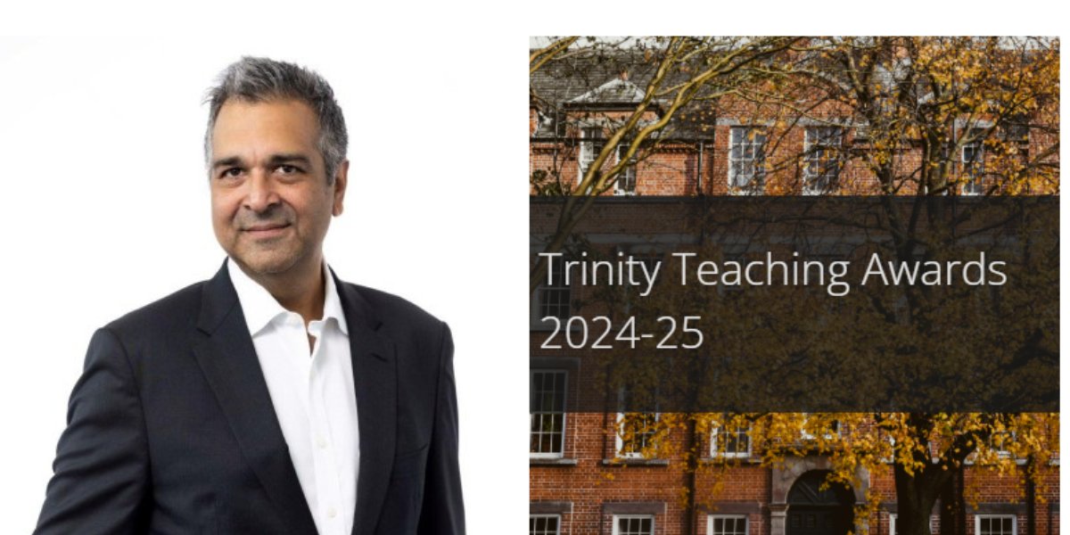 TCDPoliticalSci's tweet image. Congratulations to our very own Professor Raj Chari on receiving the 2025 Inspiring Educator Award from Trinity College Dublin! 🏆🎓

Celebrated for his contribution to teaching excellence, Prof. Chari continues to inspire students and colleagues alike.
tcd.ie/academicpracti…