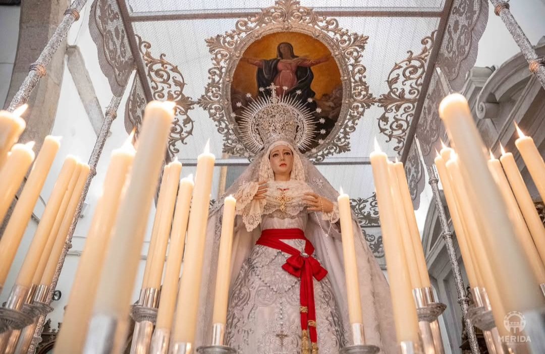 «Dichosa tú que has creído, porque lo que te ha dicho el Señor se cumplirá» (Lc 1,45).

📸 <a href="/ayto_merida/">Ayuntamiento de Mérida</a>