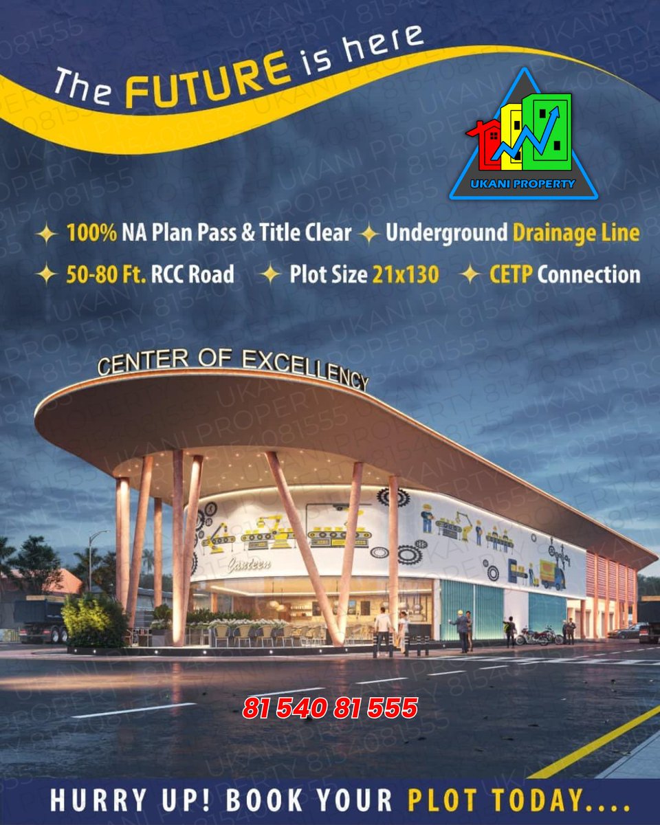 ukaniproperty6's tweet image. 100% NA Plan Pass ✅
Title Clear ✅
RCC Roads, Drainage &amp;amp; CETP ✅
Plot Size: 21x130

📍Surat’s booming industrial zone awaits.
🚀 Secure your plot today!

📞 Ukani Property | 8154081555
#Surat #IndustrialPlot #NAPlot