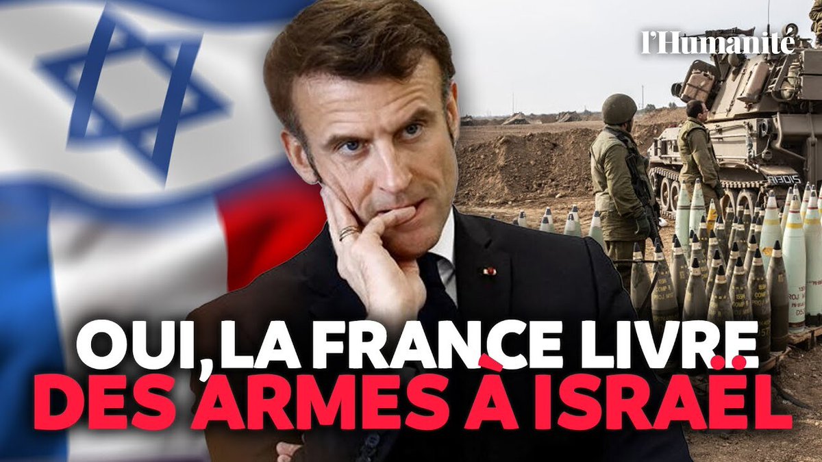 Livraison d'armes à Israël : la France a menti, et nous avons les preuves

➡️ l.humanite.fr/aew