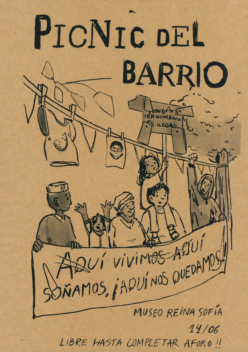 🙌🏾 Un año más, ¡vuelve el picnic del barrio! 🙌🏻

El jardín del Reina Sofía se transforma en plaza pública: música, comida, bailes y encuentros que celebran la vida y las luchas compartidas en el barrio.