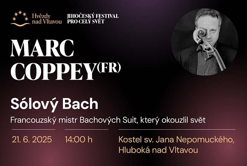 🇨🇿 In 10 days, I'll have the pleasure to play a #Bach recital in Budějovice. 

📌 𝗦𝗮𝘁𝘂𝗿𝗱𝗮𝘆, 𝗝𝘂𝗻𝗲 𝟮𝟭𝘀𝘁  Hvězdy nad Vltavou ➡ hvezdynadvltavou.com/program/marc-c…