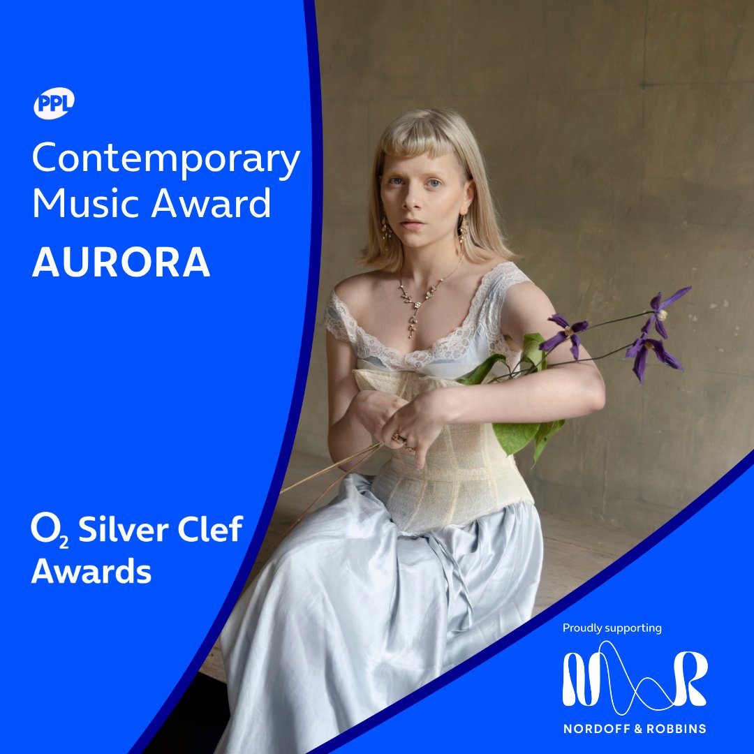 It’s such an honour to receive the <a href="/PPLUK/">PPL</a>  Contemporary Music Award at this year’s O2 Silver Clef Awards ✨ The award helps to raise money for music therapy charity <a href="/nordoffrobbins/">Nordoff and Robbins</a> who use the power of music to help some of the most isolated and vulnerable adults and children