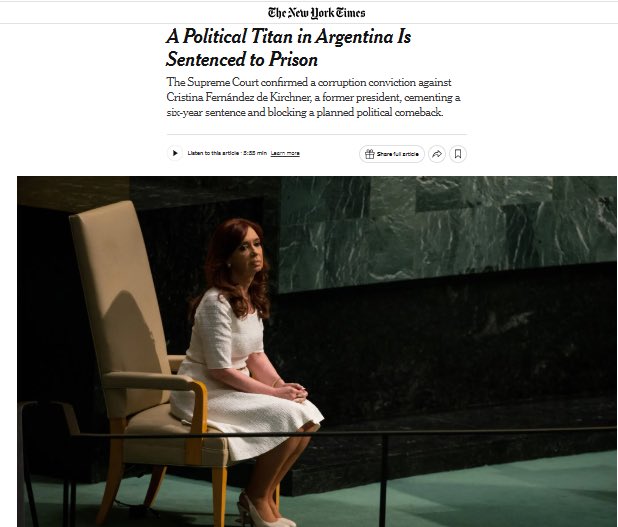 Good morning!!!

Today is a great day!

<a href="/CFKArgentina/">Cristina Kirchner</a> #CFKLadronaDeLaNacionArgentina