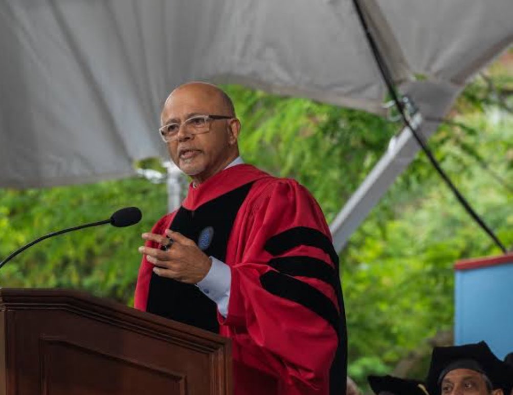 Lessons from Dr. Abraham Verghese’s deeply moving, reflective and humane speech at Harvard recently:

1.Honour those who helped you. 
2.The immigrant journey is a superpower. From Ethiopia to India to America—his story is a reminder that roots and wings can coexist.