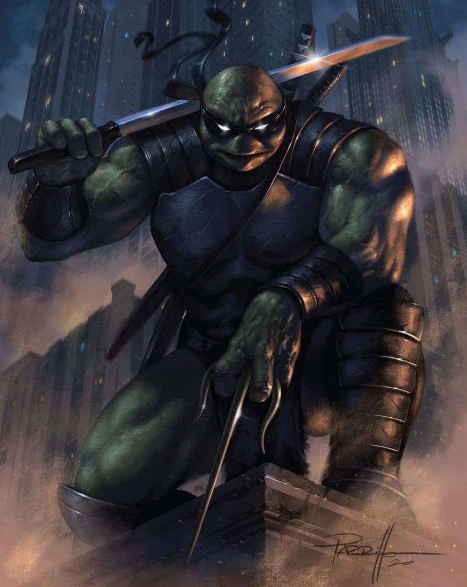 TheOldTurtleDen's tweet image. Throwback: 2020 cover art for Teenage Mutant Ninja Turtles The Last Ronin
(🎨 Lucio Parrilo)