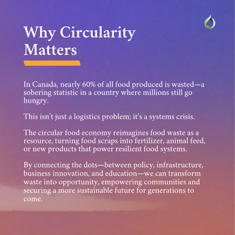 FuturEconomy's tweet photo. Canada wastes nearly 60% of the food it produces—food that could nourish communities and strengthen our economy.

The second episode of the #WickedSolutions series presented by @GenerateCanada and @FCCagriculture explores how we can turn food waste into opportunity.