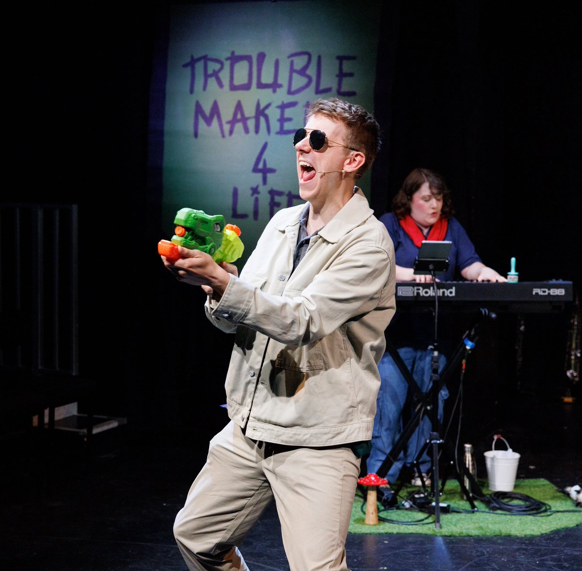 THANK YOU everyone who caught our first Manchester performance of Scouts! The Musical <a href="/hopemilltheatre/">Hope Mill Theatre</a> 🏕️🙌 We are back there tonight so snap up those 🎟️ ‘cause THREE of our shows this week have already sold out ‼️ Tickets: linktr.ee/TheGigglemug