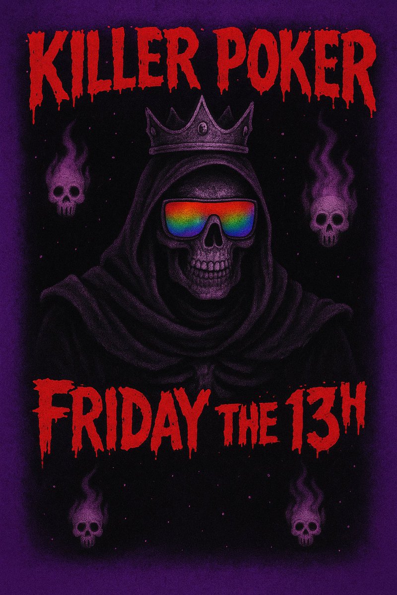 Digiπ (MONEY/ARC) (@crouserrr) on Twitter photo KILLER POKER π©Έ
π STARTS AT 9 PM UTC FRIDAY 13TH
π PRIZE POOL β $450 TOTAL
π₯ 1st β $120
π₯ 2nd β $90
π₯ 3rd β $70
ποΈ 4th β $60
π
5th β $45
ποΈ 6th β $40
ποΈ 7th β $25
If you want in on this exclusive table and a shot at these rewards, hereβs what you need to do: KILLER POKER π©Έ
π STARTS AT 9 PM UTC FRIDAY 13TH
π PRIZE POOL β $450 TOTAL
π₯ 1st β $120
π₯ 2nd β $90
π₯ 3rd β $70
ποΈ 4th β $60
π
5th β $45
ποΈ 6th β $40
ποΈ 7th β $25
If you want in on this exclusive table and a shot at these rewards, hereβs what you need to do: