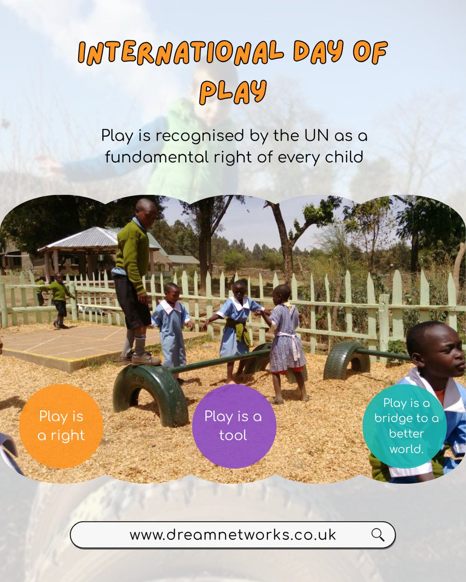 On this International Day of Play, we recognize play as a basic right, an educational tool, and a way to support climate resilience and equity. 

Let’s raise our voices and build a world where every child has the right to play.

#InternationalDayOfPlay #Play4All