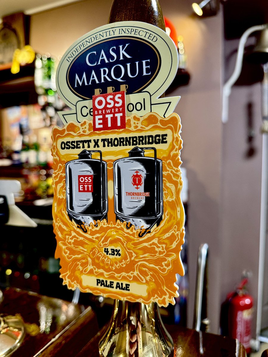 Chris Meeson (@chrismeeson) on Twitter photo New guest beer on the bar <a href="/TheMasonsArmsHQ/">The Masons Arms</a> collaboration from <a href="/ossettbrewery/">Ossett Brewery</a> & <a href="/thornbridge/">Thornbridge Brewery</a> #headington #oxford #headingtonquarry #caskbeer #craftbeer New guest beer on the bar <a href="/TheMasonsArmsHQ/">The Masons Arms</a> collaboration from <a href="/ossettbrewery/">Ossett Brewery</a> & <a href="/thornbridge/">Thornbridge Brewery</a> #headington #oxford #headingtonquarry #caskbeer #craftbeer