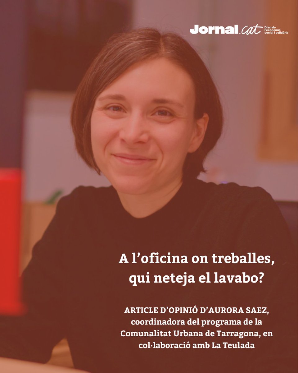 LA TEULADA (@la_teulada) on Twitter photo 🗣OPINIÓ | "hem de reconèixer la responsabilitat de no perpetuar dinàmiques colonialistes d'explotació i exclusió"
👉Aurora Saez, de la <a href="/ComunalitatTgn/">Fòrum dels Barris</a>, en col·laboració amb <a href="/la_teulada/">LA TEULADA</a>, per al <a href="/jornalpuntcat/">Jornal.cat</a>.
🔗Llegiu l'article: bit.ly/opinio-ASaez
#Referents 🗣OPINIÓ | "hem de reconèixer la responsabilitat de no perpetuar dinàmiques colonialistes d'explotació i exclusió"
👉Aurora Saez, de la <a href="/ComunalitatTgn/">Fòrum dels Barris</a>, en col·laboració amb <a href="/la_teulada/">LA TEULADA</a>, per al <a href="/jornalpuntcat/">Jornal.cat</a>.
🔗Llegiu l'article: bit.ly/opinio-ASaez
#Referents