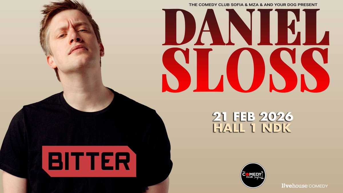 Sofia! My brand new show BITTER will be with you very soon. I wont be adding any extra dates this time so I hope you can make it along on 21 February!