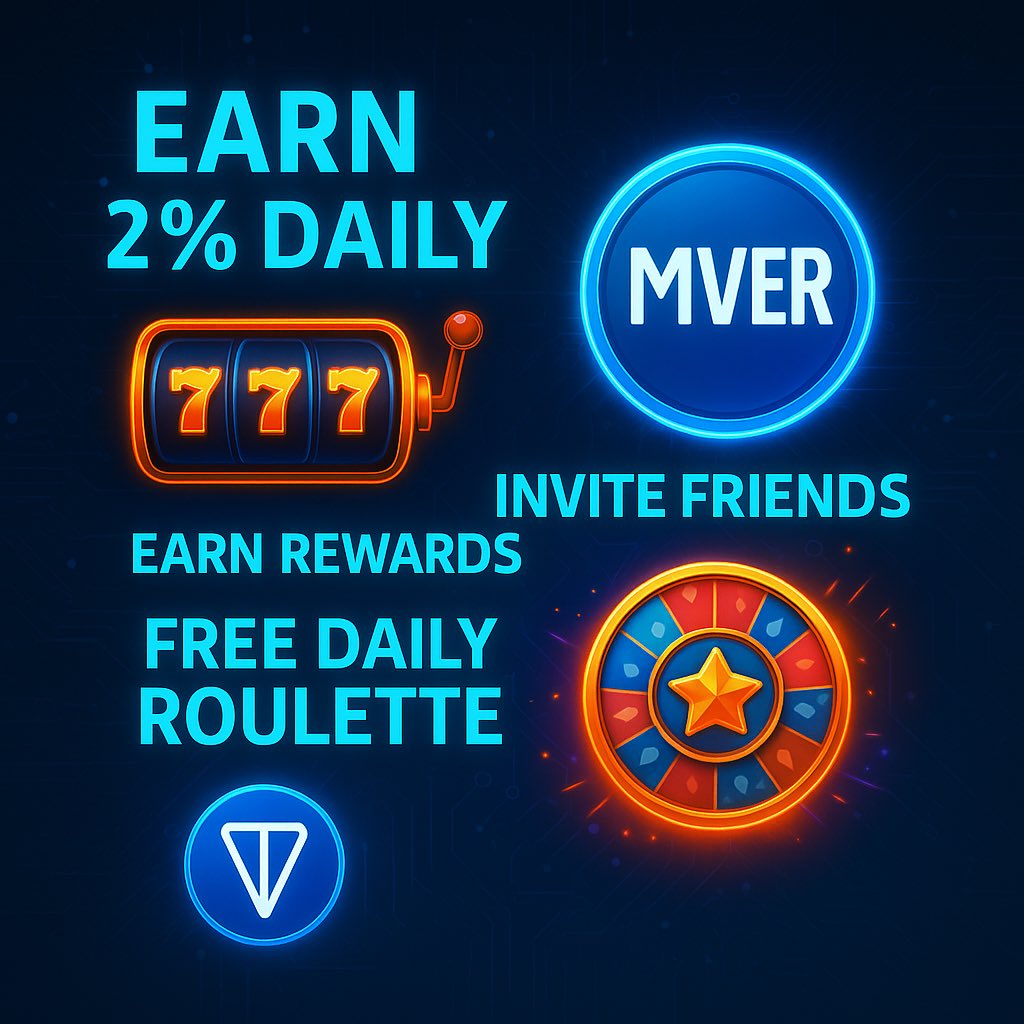 MineVerse (@mineversegroup) on Twitter photo ๐ฃ Welcome to MineVerse โ an economy where YOU control the income!
๐๏ธโ๐จ๏ธ t.me/MineVerseBot/aโฆ
๐ฑ Earn from 2% daily in MVER tokens
๐ Complete tasks โ get rewarded
๐ Giveaways every 5 days โ Telegram prizes
๐ฐ Free daily roulette spins
๐ฐ Invite friends โ earn tickets and ๐ฃ Welcome to MineVerse โ an economy where YOU control the income!
๐๏ธโ๐จ๏ธ t.me/MineVerseBot/aโฆ
๐ฑ Earn from 2% daily in MVER tokens
๐ Complete tasks โ get rewarded
๐ Giveaways every 5 days โ Telegram prizes
๐ฐ Free daily roulette spins
๐ฐ Invite friends โ earn tickets and