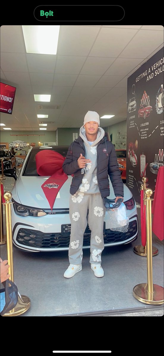 Shandre Campbell getting himself a new car! What an inspiration! 

The future looks bright!