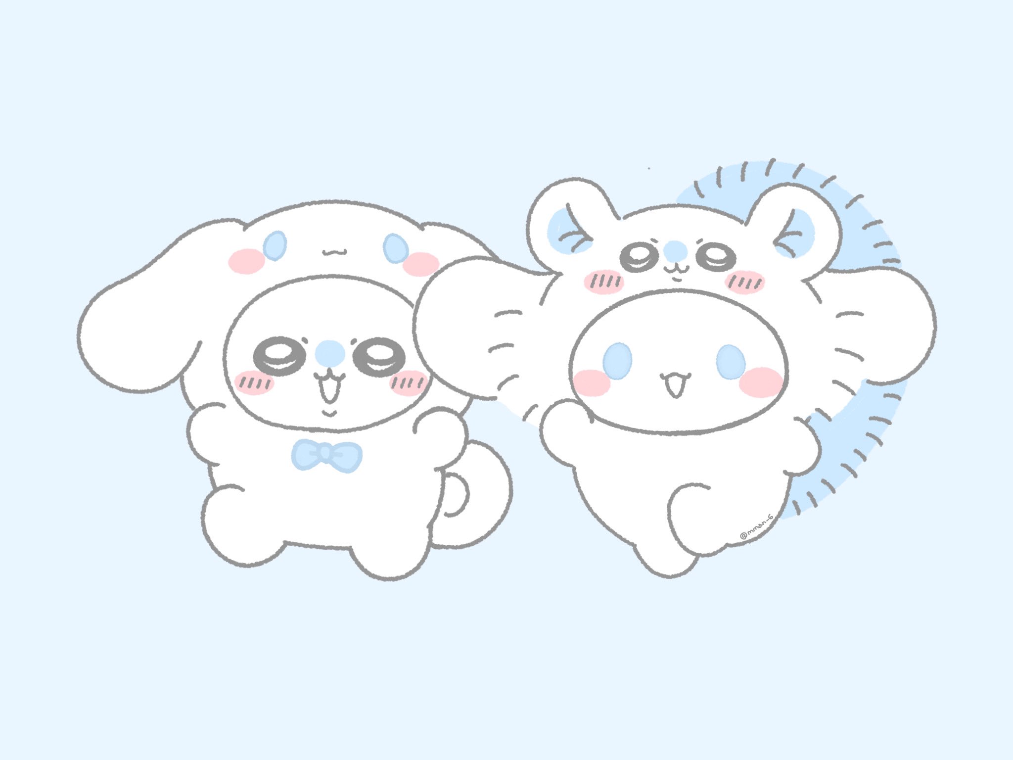 【シナモン】ちいかわ シナモロール 【予約】ちいかわ ぬいぐるみ（ハチワレ