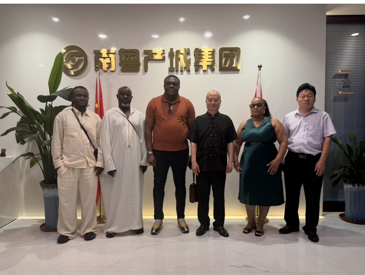 At the center is Hon. Kalonji Auguy, a member of the Democratic Republic of Congo’s Parliament. This photograph was taken following a strategic discussion on Nigeria–Congo–China collaboration.