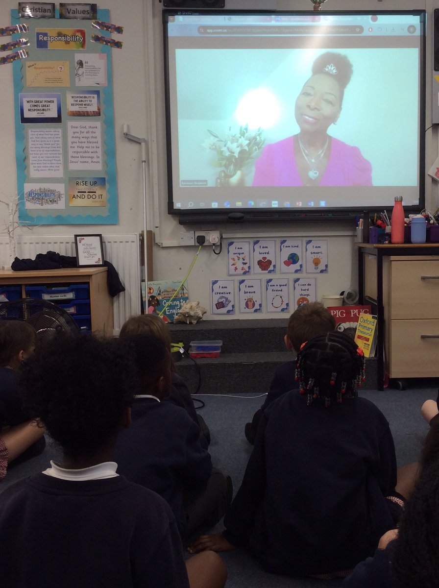 We have loved listening to <a href="/FloellaBenjamin/">Floella Benjamin</a> this morning as part of our Windrush Day celebrations. Thank you for sharing your story with us!