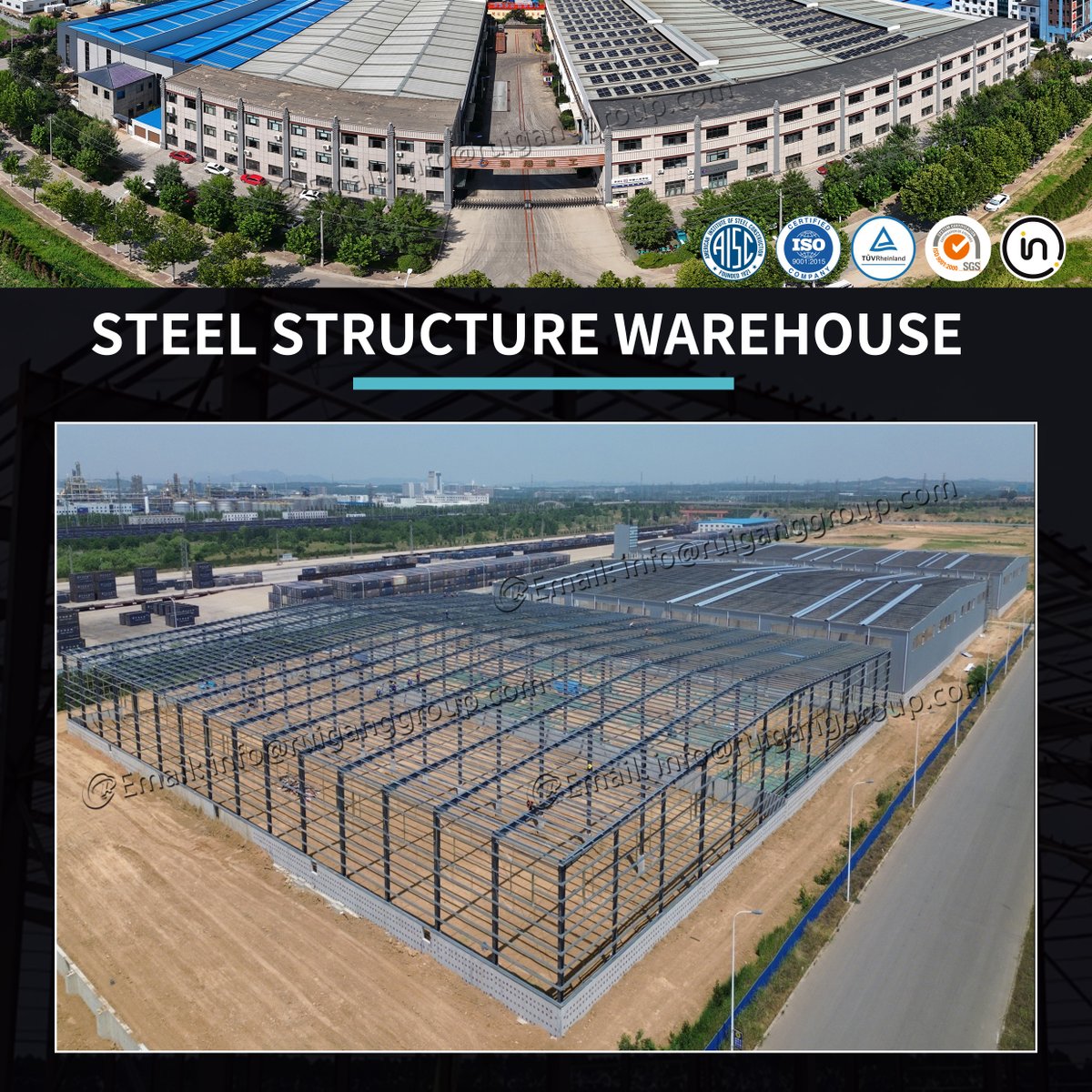 Qingdaoruigang's tweet image. 🏗️Steel Structure Warehouse Under Construction
🎯Contact us for free quotation and design.
📞WhatsApp：wa.me/8615376767917
📧 info@ruiganggroup.com
#PEBbuilding #SteelStructureWarehouse #steel #SteeleSupplier #SteelManufacturer #containerhouse #expandable #foldable