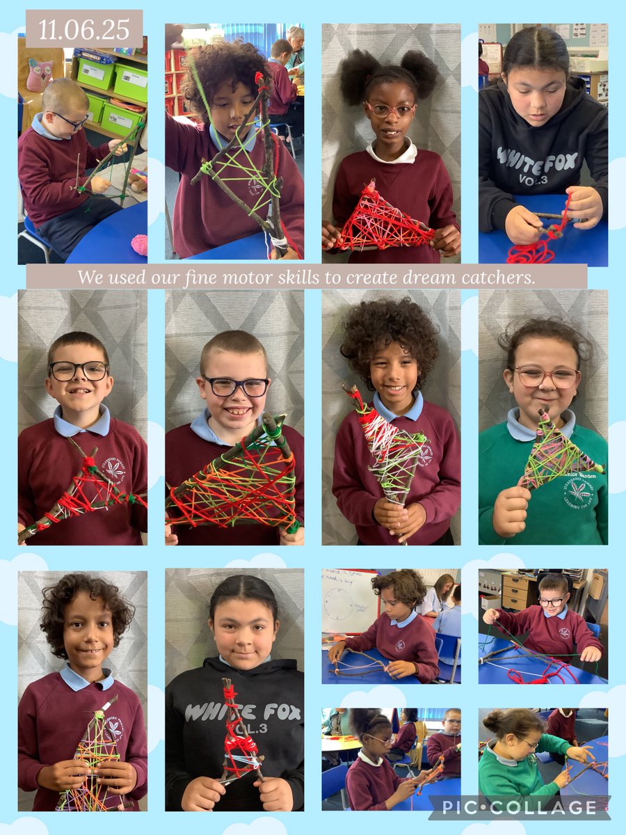 Dream catchers <a href="/StradbrokePri/">@StradbrokePrimary</a> 🧶💭💤🌙