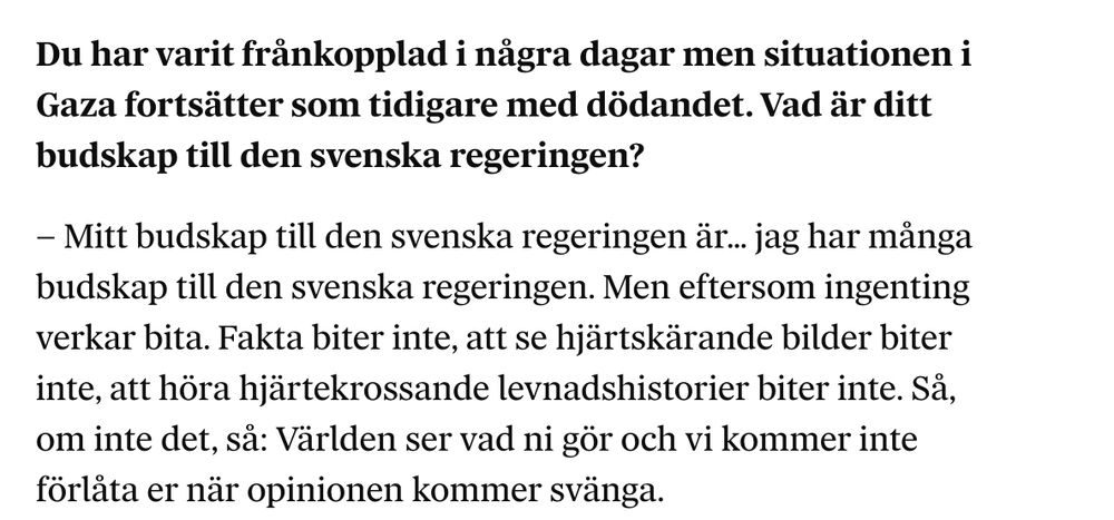 Efter några minst sagt infantila frågor till Greta, visar
Alexandra Urisman Otto var det journalistiska skåpet ska stå.

dn.se/varlden/greta-…