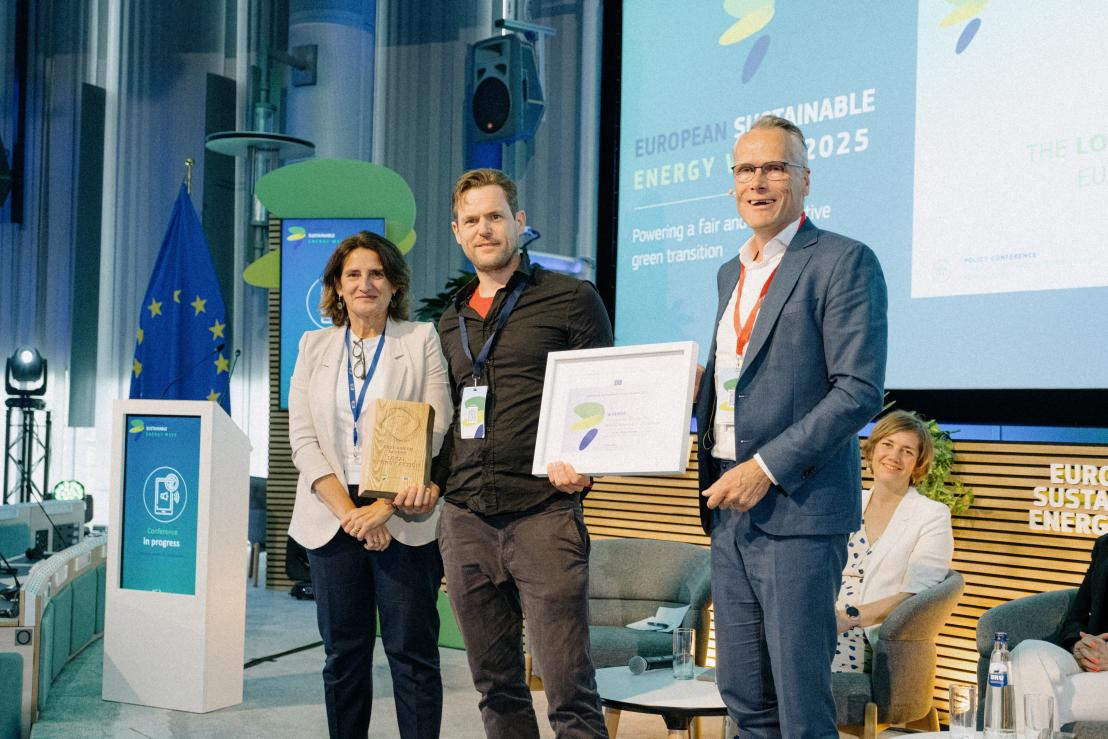 PalomaAbaEU's tweet image. I met the inspiring winners of the #EUSEW2025 Awards - celebrating people & projects making a real difference in 🇪🇺Europe’s clean energy transition.
Congratulations to all winners! Wishing you continued success in building a more sustainable Europe.
europa.eu/!3NrbDT