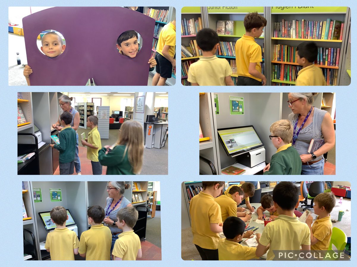 StMarysRCSch's tweet image. Dosbarth Draenog had a lovely time at the library today. #readingisfun #ChepstowLibrary