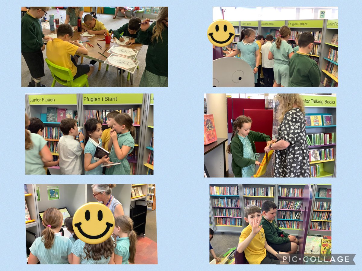 StMarysRCSch's tweet image. Dosbarth Draenog had a lovely time at the library today. #readingisfun #ChepstowLibrary