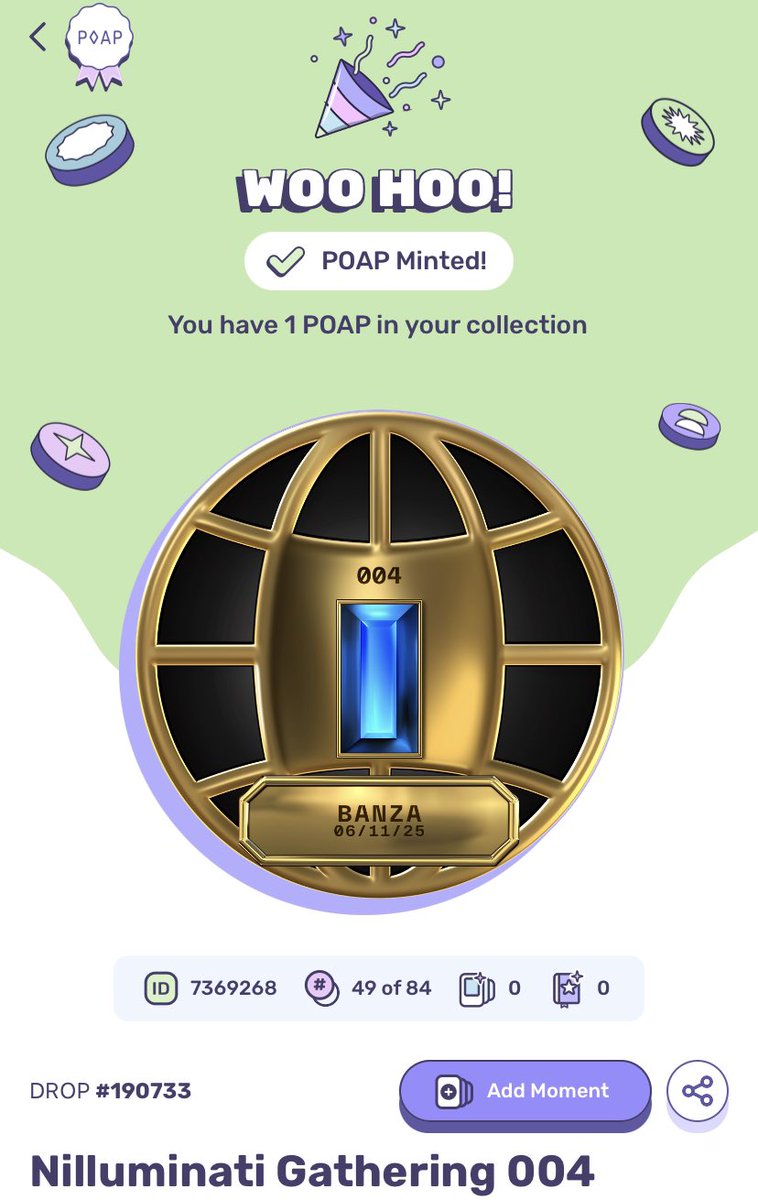 blankdiorr (@void8118) on Twitter photo Minted a POAP for attending the nilluminati gathering with <a href="/BanzaOfficial/">Banza | Private Data Consumption Layer</a>
These bad boys minted out in <2 mins
<a href="/Nillioneco/">Nillion Ecosystem</a> Minted a POAP for attending the nilluminati gathering with <a href="/BanzaOfficial/">Banza | Private Data Consumption Layer</a>
These bad boys minted out in <2 mins
<a href="/Nillioneco/">Nillion Ecosystem</a>