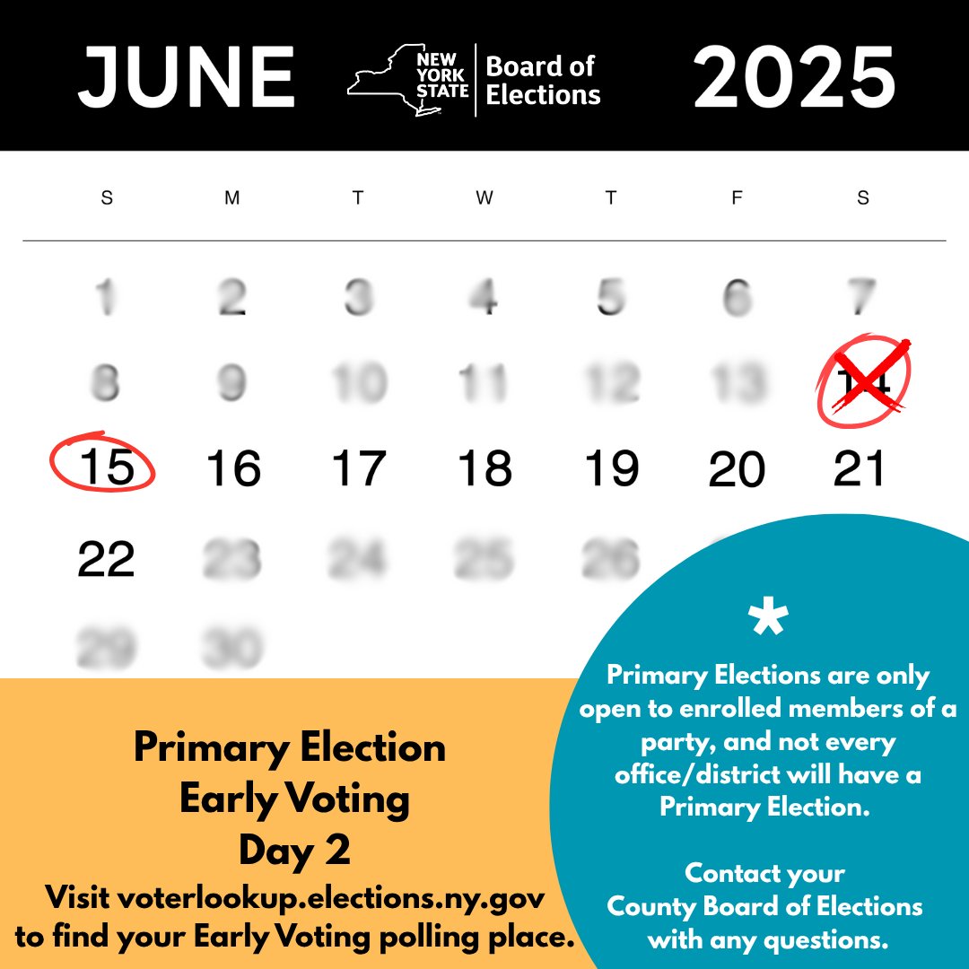 Don’t worry if you forgot to vote yesterday; day two of Early Voting starts now!