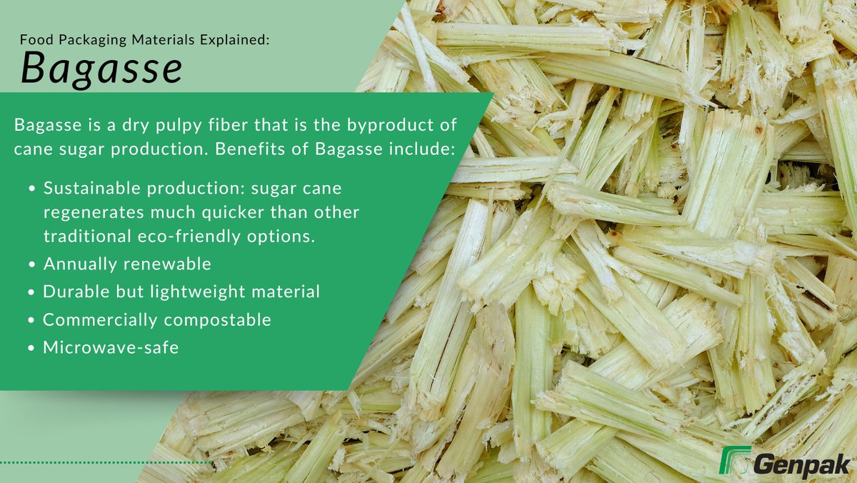 Meet Harvest® Fiber: durable, microwave-safe &amp; commercially compostable. 🌱 Made from bagasse—a renewable byproduct of sugarcane. A smarter, greener choice than wood pulp. 

#Genpak #SustainablePackaging #BagassePackaging #EcoFriendlyPackaging #SustainableRestaurants
