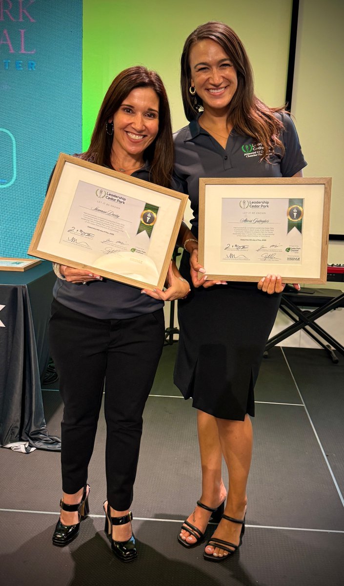 Congratulations to LEEF's director of development, Shannon Darby, for graduating from Leadership Cedar Park!

Shannon spent the past year increasing her knowledge of our community, building connections, &amp; growing as a leader. 

We're proud of you, Shannon! 💙💛