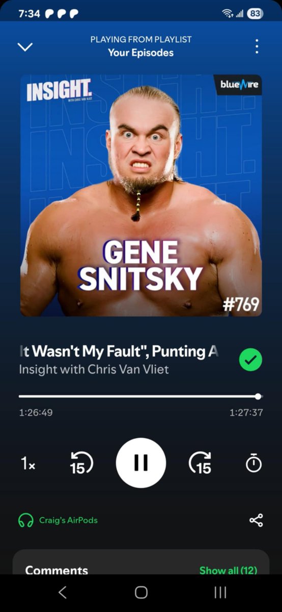 Craig Usher (@tnanxt) on Twitter photo This episode of insight with <a href="/ChrisVanVliet/">Chris Van Vliet</a> with <a href="/RealGeneSnitsky/">Gene Snitsky </a> was the best interview yet. Can we get Gene on again This episode of insight with <a href="/ChrisVanVliet/">Chris Van Vliet</a> with <a href="/RealGeneSnitsky/">Gene Snitsky </a> was the best interview yet. Can we get Gene on again