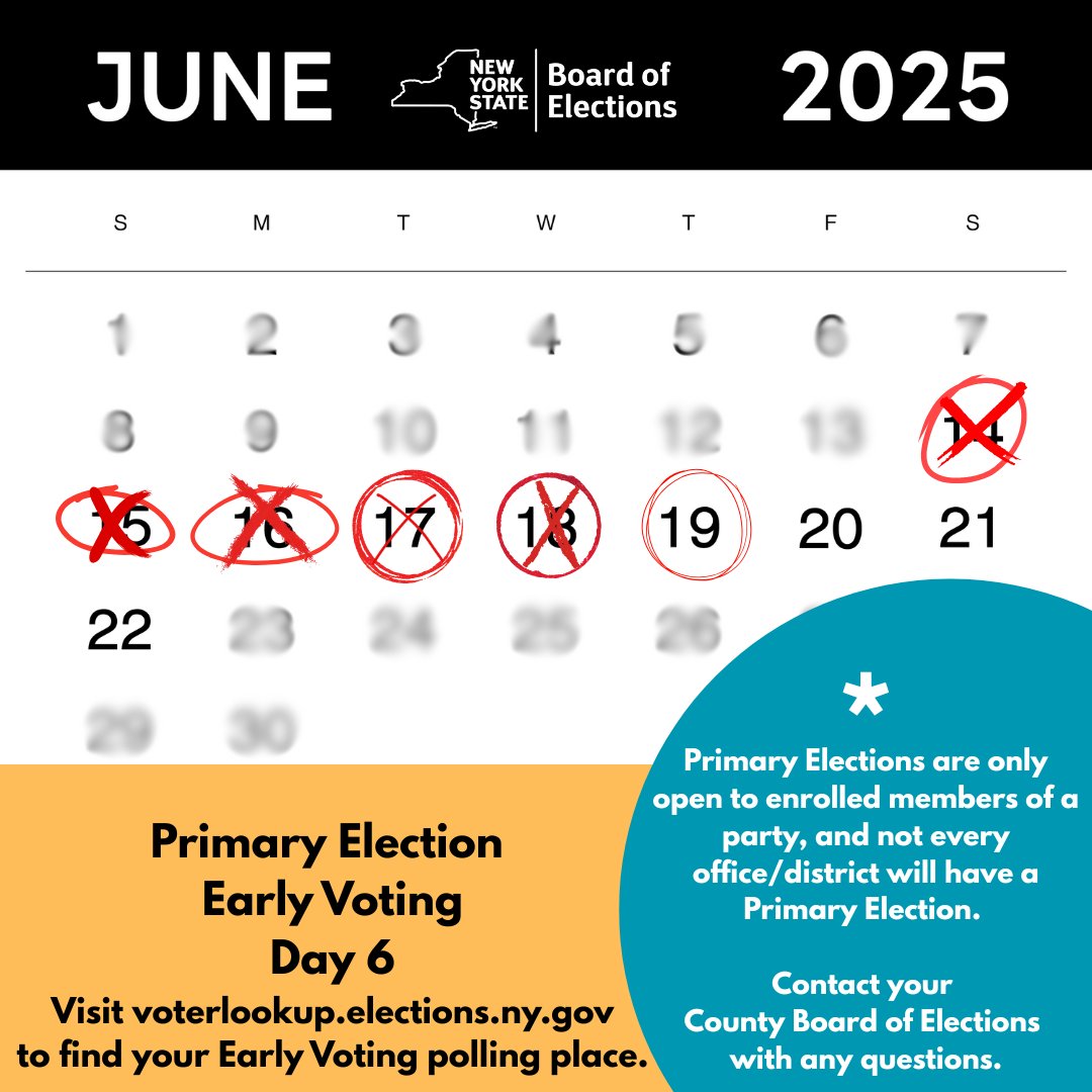 It’s day six of Early Voting for the Primary Election and a great day for eligible voters to cast their ballots.
