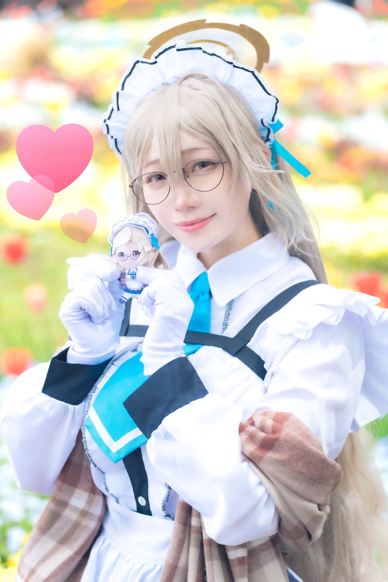 小さいアカネと一緒に🩵

#ブルアカ　#BlueArchiveCosplay