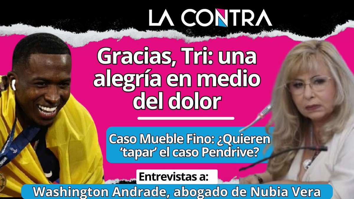 #GraciasTri 🇪🇨❤️

#EnVivo 🔴| Ecuador clasificó al Mundial y nos regaló una alegría en medio de la inseguridad. Para combatirla, las cartas del gobierno son la Ley de Solidaridad Nacional y la Ley de Inteligencia.

🔵El caso Mueble fino: una "persecución" a Nubia Vera para