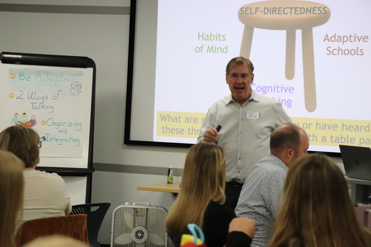 Day 1 of Grant Wood AEA’s Adaptive Schools Training is underway! This 4-day experience helps educators and leaders strengthen facilitation skills, manage group dynamics, and build high-performing teams. Thank you to Jim Roussin for leading this training.
.
#IAedChat #IowaSchools
