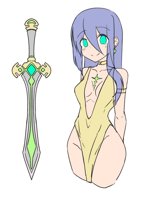 剣に心臓を捧げ剣の精霊となった少女
剣は契約したマスターの呼びかけに応じて少女の姿を取る。少女と媾い魔力を注ぐことでその力を増す。 