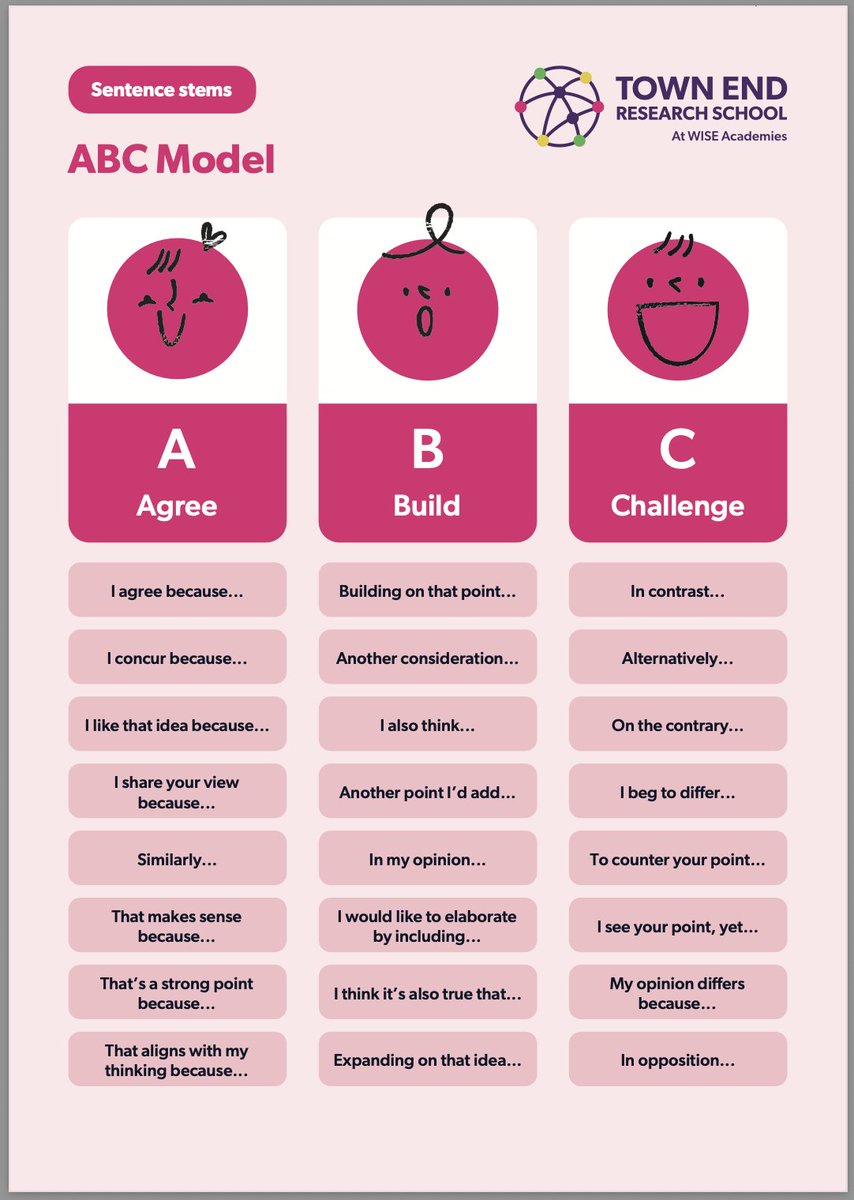 Free sentence stems resource included!