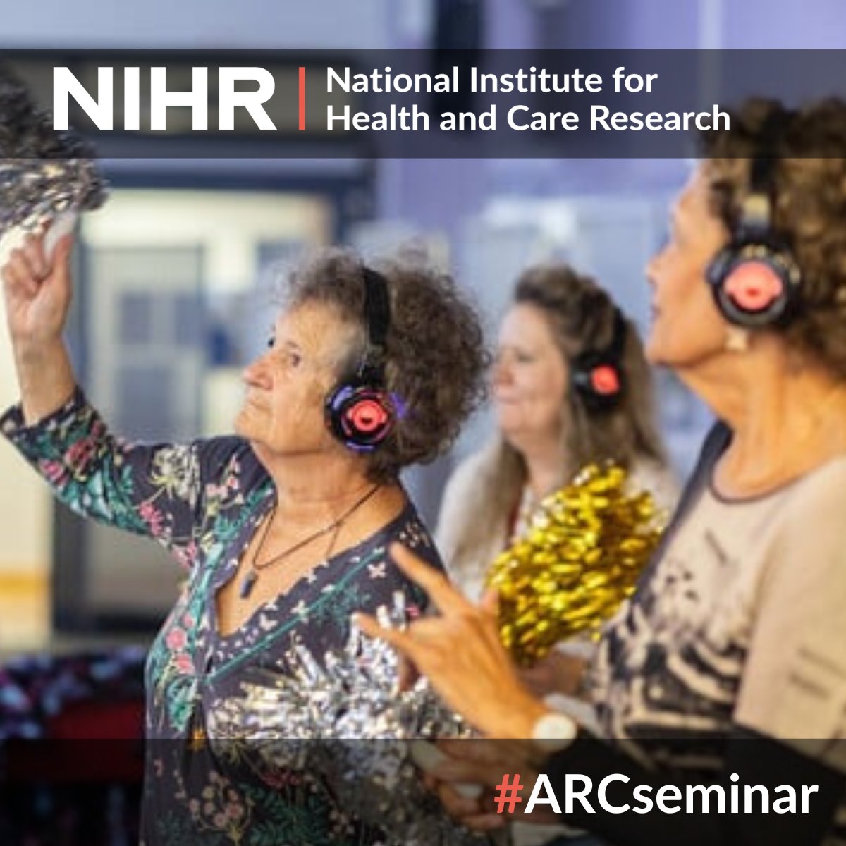 Don't miss the final #ARCseminar of 2025

Wed 9 July - Creative arts for #dementia 
eventbrite.com/e/creative-art…

Short talks explore the impact of music therapy, singing &amp; dancing interventions for people with dementia &amp; using creative arts to involve people with dementia in research
