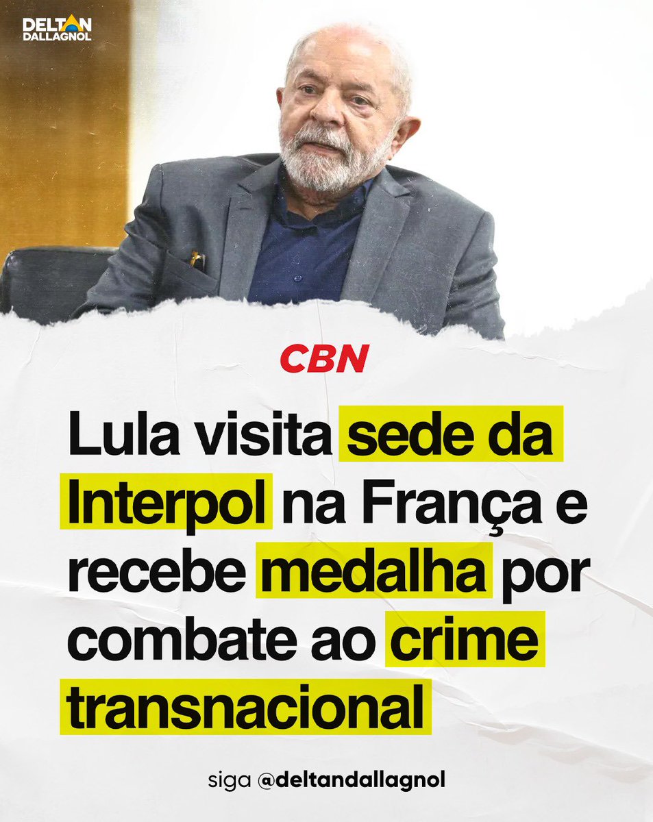 deltanmd's tweet image. 🚨 A medalha mais irônica do ano! 

🥇Lula, ex-presidiário condenado por corrupção e lavagem de dinheiro, além de presidente dos governos responsáveis pelos 3 maiores escândalos de corrupção da história do Brasil e talvez do mundo (Mensalão, Petrolão e Aposentão do INSS) foi…