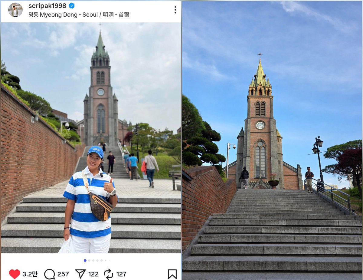 w_ddd_ddd's tweet photo. 어서와, 명동은 처음이지?
박세리 언니 다녀온 곳이 여기라지😅😆
세리언니 인별👇 https://t.co/UBmflOuLnA
#박세리 #seripak #명동성당 https://t.co/4N8f7cpAXg