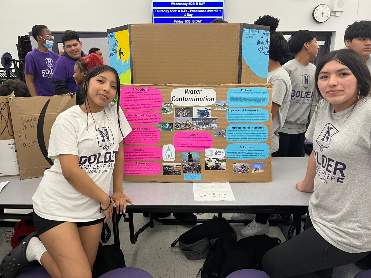 BeNobleGolder's tweet photo. 9th grade students recently hosted our 4th annual Environmental Science Awareness Fair. Students selected topics and created projects related to something that they learned about in class this year. 
Thank you to everyone who attended! https://t.co/BQ0pjHUAYb