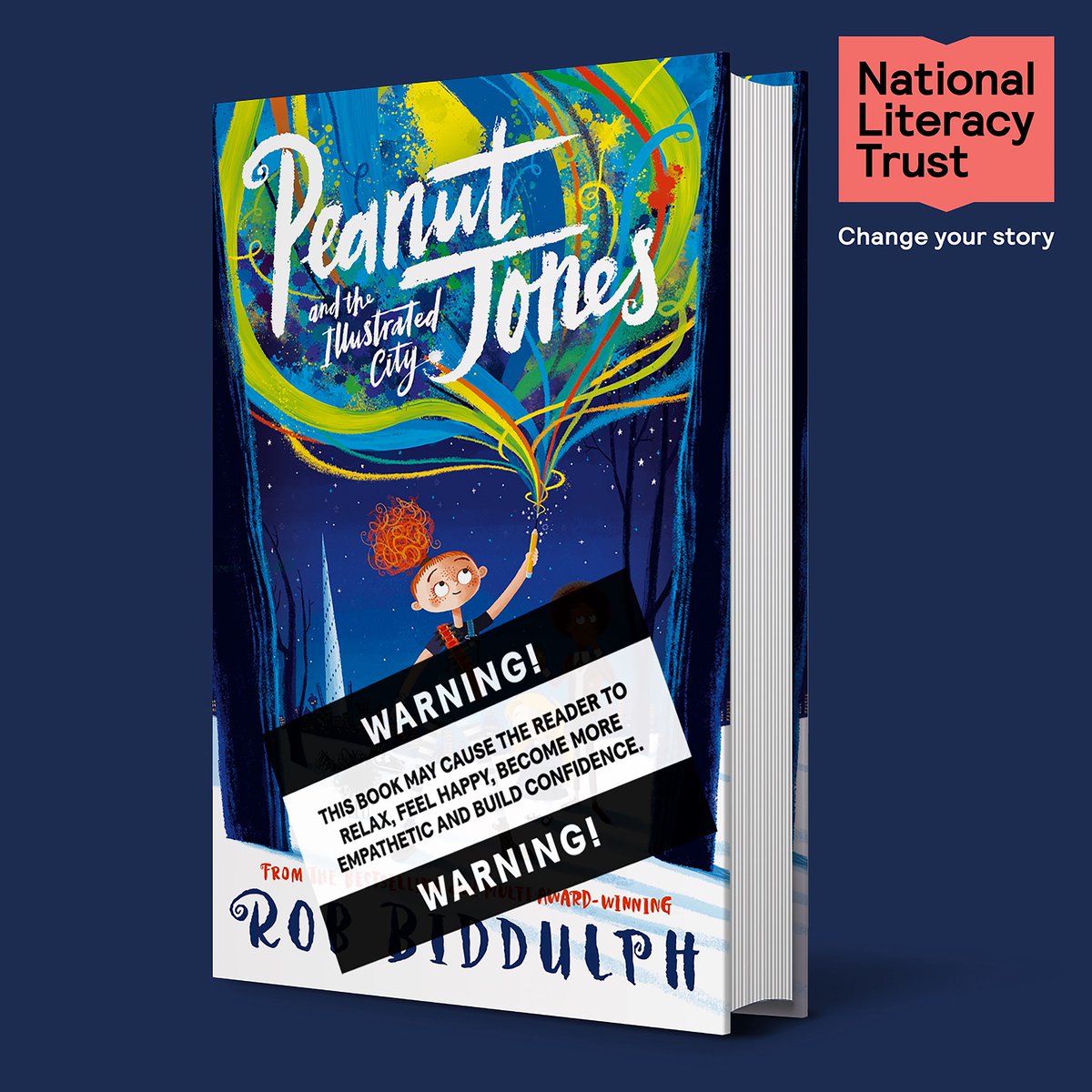 2 in 3 children and young people say they don’t enjoy reading in their free time. Yet, we know that reading helps with mental wellbeing, empathy, learning and is a key component to providing a happy future for kids. I’m supporting @literacy_trust to turn the page and help find